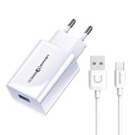 USAMS T39 zidni punjač, 20 W, USB-C, crni, US-CC131