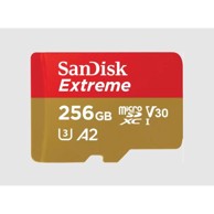 SANDISK Micro SD 256GB Extreme MicroSDXC 190MB/s +Adapter