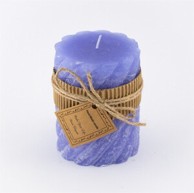 Svijeća frost vijak 7.5 x 10 cm, ljubičasta