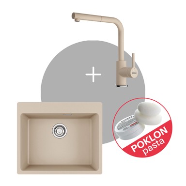 FRANKE Set MRG 610-54 FTL + Lina L Doccia, avena