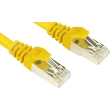 SHARKOON Kabel RJ45, Cat 6, SFTP, 1.5 m, žuti