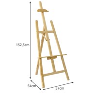 MG Slikarski stalak, Art Stand, 139 cm, smeđi