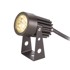 RENDL Lampa sa šiljcima, Gun, 230V, LED 3x1W, 30°, IP65, 3000K, crna