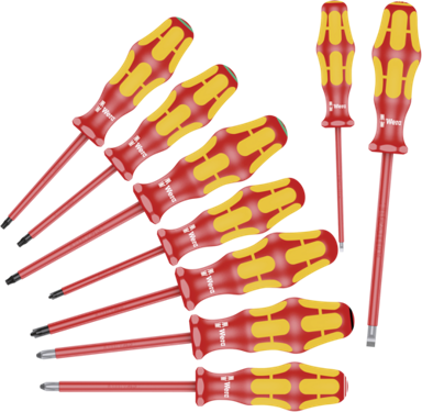 WERA Set odvijača 160 i / 162 i / 167 i / 9 Kraftform