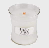 WOODWICK Svijeća classic mini White Teak - S