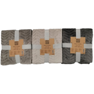 ESSANZA SLEEP Deka flanel zig zag 130x190 cm