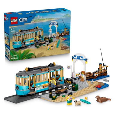 LEGO CITY Konstruktorski set 60506 Klasični tramvaj uz plažu