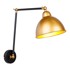 CANDELLUX LIGHTING Metalna zidna lampa u crno-zlatnoj boji Truck