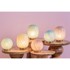 LEITMOTIV Svijetlo plava stolna lampa sa staklenim sjenilom (visina 17 cm) Summer Globe 