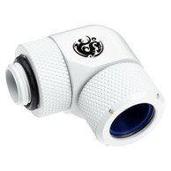 BITSPOWER Napredni adapter Multi-Link 90°, G1/4 inča AG na 14mm OD, Hardtube, rotirajući, bijeli