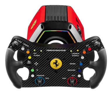 THRUSTMASTER T818 Ferrari 488 GT3 Simulator, USB volan s pedalama, PC, crno-crvena