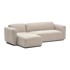 KAVE HOME Bež kutna garnitura (varijabilna) Neom, 263x89x78 cm