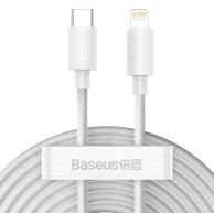 BASEUS Kabel Simple Wisdom, USB-C na Lightning, 20W, 1.5m
