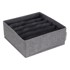 BIGSO Sivi organizator ladica s pretincima Drawer, 29 x 11 cm