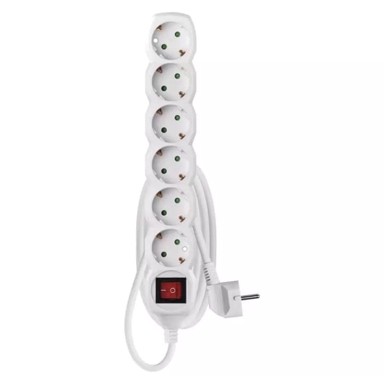 EMOS Produžni kabel 6 V, 5 m, 1.5 mm schuko, prekidač