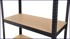 Regal za skladištenje za radionicu i garažu 180 x 90 x 40 cm, crni, nosivost 875 kg