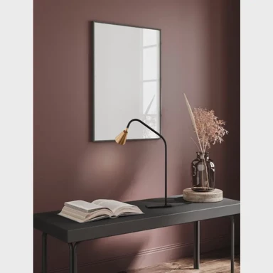 NOVA LUCE Stolna lampa Geko, GU10, IP20, crna/zlatna