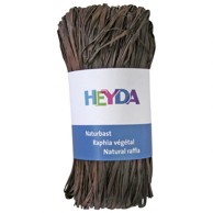 HEYDA Prirodna rafija 20-48877-98, 50 g, smeđa