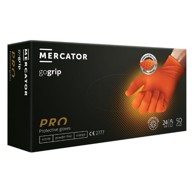 MERCATOR Jednokratne rukavice GOGRIP PRO 50 kom XL, narančaste