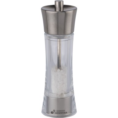ZASSENHAUS Mlin za sol Aachen Akrilno staklo/Inox 18 cm
