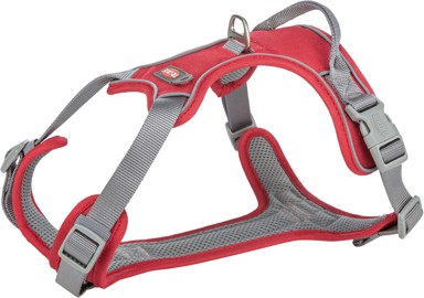 TRIXIE Oprsnica za pse PREMIUM ACTIVE M 49-69 cm/20 mm crvena