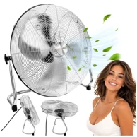 RUHHY Podni industrijski ventilator, 50 cm, 130 W, metalni