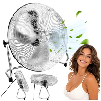 RUHHY Podni industrijski ventilator, 50 cm, 130 W, metalni