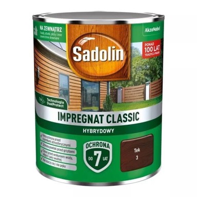 SADOLIN Classic Hybrid Impregnacija za drvo 5SACH.TEK0,7, tikovina, 0,75 l