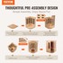 VEVOR Sauna za 2 osobe, 1376 x 1376 x 1900 mm, drvena