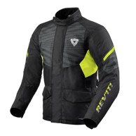 REV'IT! Duke H2O jakna, black-neon yellow