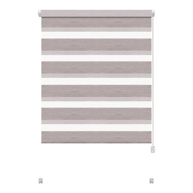GARDINIA Smeđe-sive rolete 72, 5x150 cm Zebra Silvalin