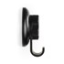 COMPACTOR Crna samoljepljiva kukica Bestlock Black Single Hook