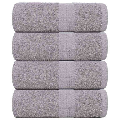 Ručnici za pranje Frogn, 4 kom., 30 × 30 cm, 360 g/m², sivi