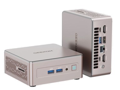 GEEKOM Stolno računalo A5 Mini PC / AMD Ryzen 7 5825U, 16GB, 512GB SSD, Windows 11 Pro