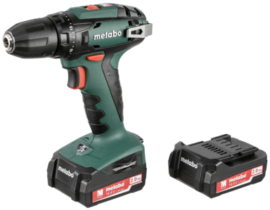 METABO Akumulatorska bušilica-odvijač BS 14,4V uključujući 2x bateriju, kofer