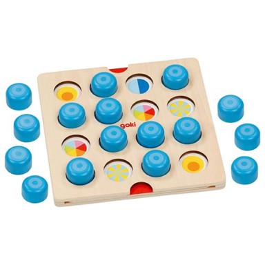 GOKI Memo Životinje i simboli, 20 dijelova, 15.5 x 15.5 cm, dob 3+