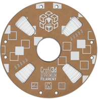 C-TECH Filament Premium Line, PETG, promjer 1,75 mm, 1 kg, bijela