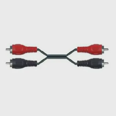 MAXPOWER KABEL AUDIO STEREO 2xRCA - 2xRCA 1,5 m, crni