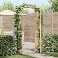 Vrtni luk, 110x40x205 cm, bambus, prirodna