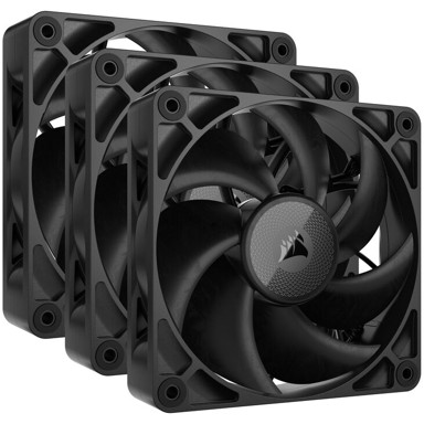 CORSAIR Ventilator RX120 MAX, iCUE LINK PWM, 120mm, crni, 3 kom