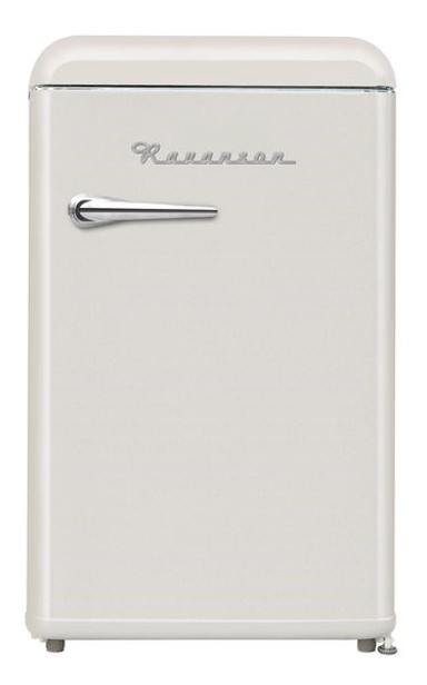 RAVANSON Retro hladnjak s ledenicom LKK-120RC, 118 l, crveni
