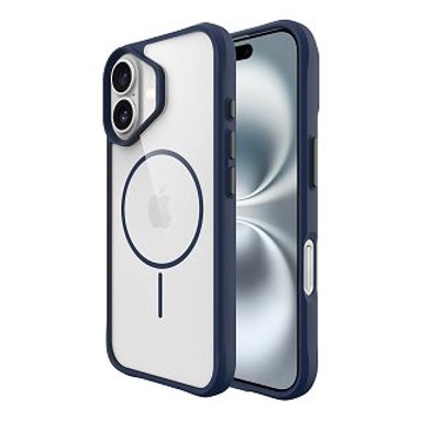 MAXMOBILE Zaštitna maska Drop-Proof Combat X s MagSafe za iPhone 17, plava