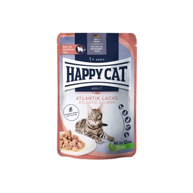 HAPPY CAT Hrana za mačke Adult Culinary losos u umaku, vrećica, 85 g