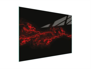 TMK Staklena zaštita za štednjak ili ploču za kuhanje 30x22, black