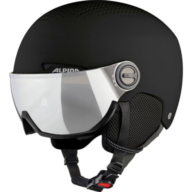ALPINA Zimska kaciga Arber Visor Q Lite 54-58, mat crna