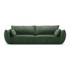 MAZZINI SOFAS Tamno zelena sofa 208 cm Vanda, 208x110x85 cm