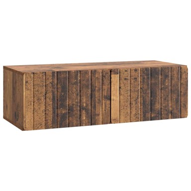 TV ormarić zidni 98 x 41 x 30 cm od konstruiranog drva, staro drvo