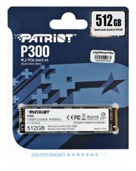 PATRIOT SSD disk P300, M.2 NVMe, 512 GB, PCIe 4.0 