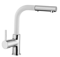 SINK SOLUTION Slavina Nati, bijela/krom