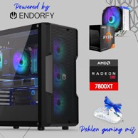 FUTURAIT Stolno računalo Endorfy GamerPC / AMD Ryzen 5 7600X, 32GB, 1TB SSD+2TB HDD, AMD RX 7800XT, Windows 11 Pro